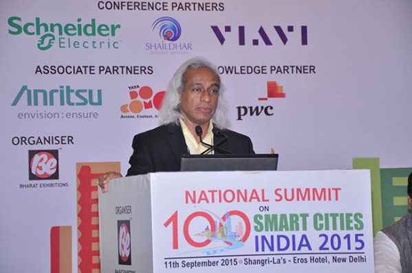 Mr. Reji Kumar Pillai, President & CEO, India Smart Grid Forum, addressing the audience.