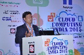 Mr. Praveen Narayan Kalugotla, Head of Product Sales Management, NetApp India & SAARC, delivering his presentation.