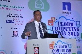 Col. Ajay Purohit (Retd.), Sr. VP (Ops), Fourth Dimension Solutions, delivering his presentation.